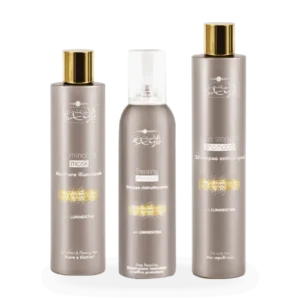 HAIR COMPANY PROFESSIONAL Illuminating žvilgesio suteikiantis rinkinys plaukams su atkuriančiomis putomis