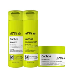 Let Me Be Curls rinkinys garbanotiems plaukams (3 produktai)