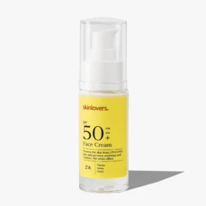 SKINLOVERS 5’A SPF50 Veido Kremas Su Saulės Apsauga, 30 ml