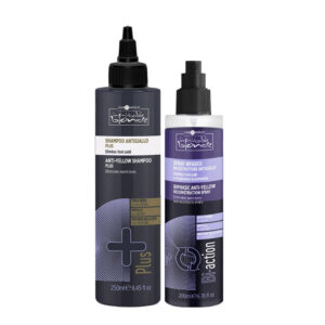 HAIR COMPANY PROFESSIONAL Anti-Yellow geltonumą neutralizuojantis rinkinys