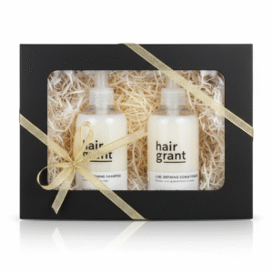 HAIR GRANT Curl Defining rinkinys garbanotiems plaukams šventinėje juodoje pakuotėje