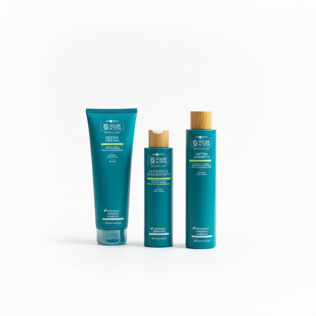 HAIR COMPANY PROFESSIONAL Double Action Detox plaukų ir galvos odos priežiūros rinkinys