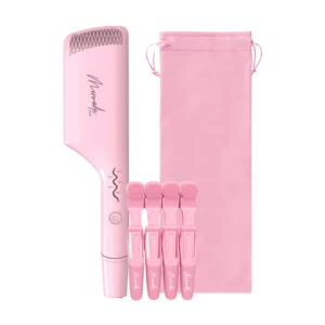 MERMADE HAIR Double Waver MAX Pink garbanojimo įrenginys 32 mm, 1 vnt