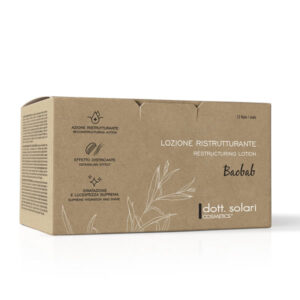 DOTT.SOLARI OLEA Baobab Intensyvios atkuriamosios ampulės sausiems ir lūžinėjantiems plaukams, 12 x 12 ml