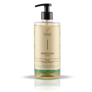 PROFESIONAL COSMETICS Borganic Shampoo Control balansuojantis šampūnas riebiai galvos odai, 500 ml