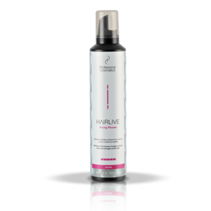 PROFESIONAL COSMETICS Hairlive Strong Mousse stiprios fiksacijos plaukų putos, 300 ml