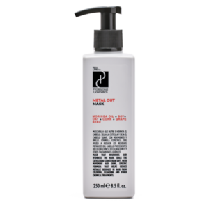 PROFESIONAL COSMETICS Metal Out Mask – intensyviai atkurianti ir spalvą sauganti plaukų kaukė , 250 ml