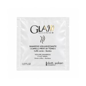 Mėginukas DOTT.SOLARI Glam Apimties suteikiantis šampūnas ploniems plaukams, 8 ml